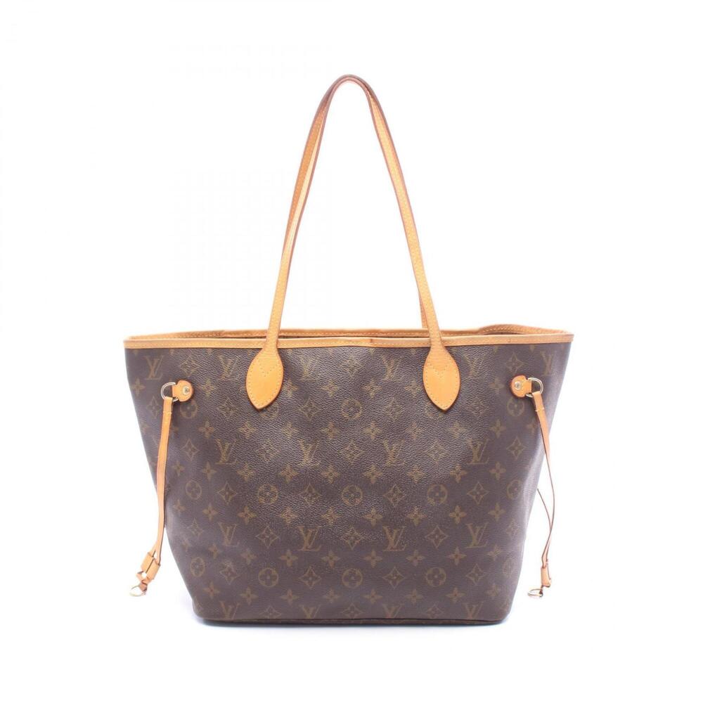 Louis Vuitton Neverfull MM Monogram Tote Bag Handbag, Coated Canvas Leather, ...